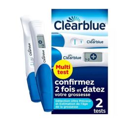 Clearblue Test de grossesse ultra précoce Testez & Confirmez  (x2)