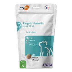 Easypill Smectite confort digestif pour chats (20 boulettes de 2 g)