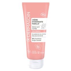 Crème Hydratante Famille Peau Sensible Bio aux extraits de lin et d'aloe vera, karité (50 ml)