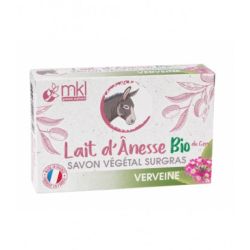 MKL Green Nature Savon végétal surgras au Lait d'Ânesse Bio Verveine (100 g)