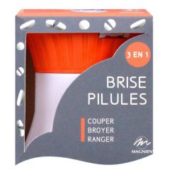 Brise Pilules Pilulier 3En1