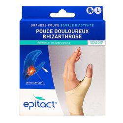 Epitact Orthèse de Pouce Souple Gauche (Taille L)