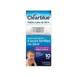Clearblue Test d’Ovulation Digital Avancé 10 Tests
