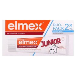 Elmex Anti-caries Professionnal Junior dentifrice enfants 6-12 ans (Duo Pack 2 x 75 ml)