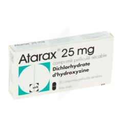 Atarax 25Mg Cpr Secable 30