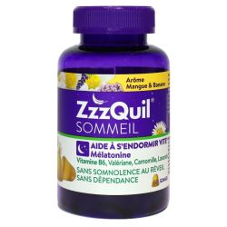 Zzzquil Sommeil Mangue Banane Gomme 60