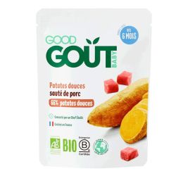 Good Goût Baby Plat bio Patates douces & sauté de porc bébé dès 6 mois (190 g)