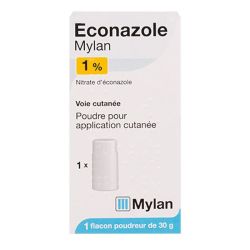 Econazole 1% Viatris Pdr Fl 30G
