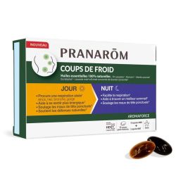 Pranarôm Coups de Froid Jour & Nuit aux huiles essentielles 100% naturelles (15 capsules)