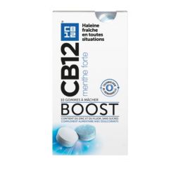 CB12 Gommes à Mâcher Menthe Forte (Boîte de 10)