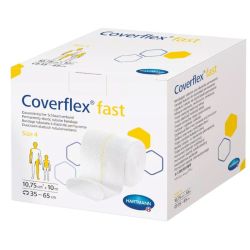 Coverflex fast Bandage Tubulaire De Fixation Taille 4 10,75 cm x 10 m (x1)