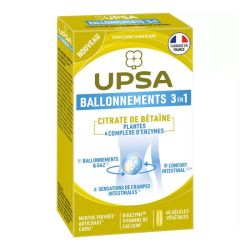 UPSA Ballonnements citrate de bétaïne confort intestinal (40 gélules)