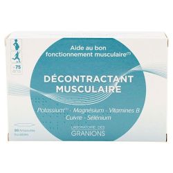 Granions Décontractant Musclaire Ampoule Buvable x30