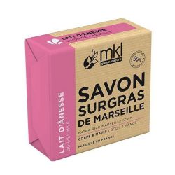 MKL Green Nature Savon de Marseille Surgras - Lait d'Ânesse (100 g)