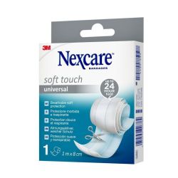 3M Nexcare Soft Touch universal pansement doux (8 cm x 1m | Blanc)