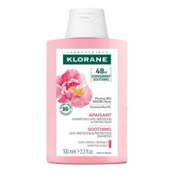 Klorane Shampoing apaisant anti-irritation et protecteur à la Pivoine (100 ml)