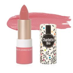 Charlotte Bio Le rouge à lèvres glossy bio Bois de Rose (3,5 g)