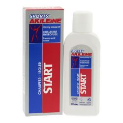 Sports Akileïne Huile Start huile de massage chauffante hydrofuge (200 ml)