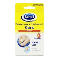 Scholl Pansements Traitement Cors Coricides x8