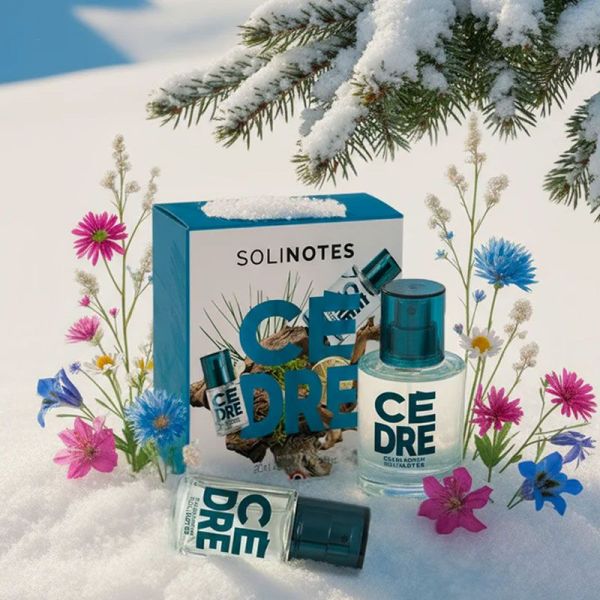Solinotes Coffret Duo Incontournable Eau De Parfum Cèdre (50 ml + 15 ml)