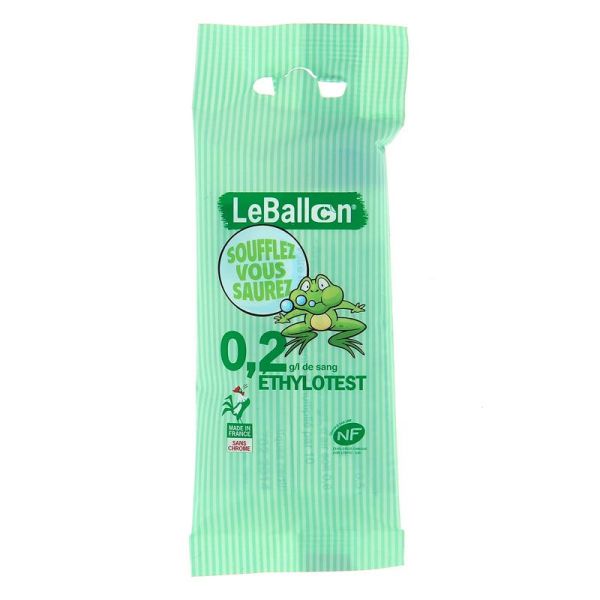Le Ballon 0.2 g/l de sang Ethylotest (x1)