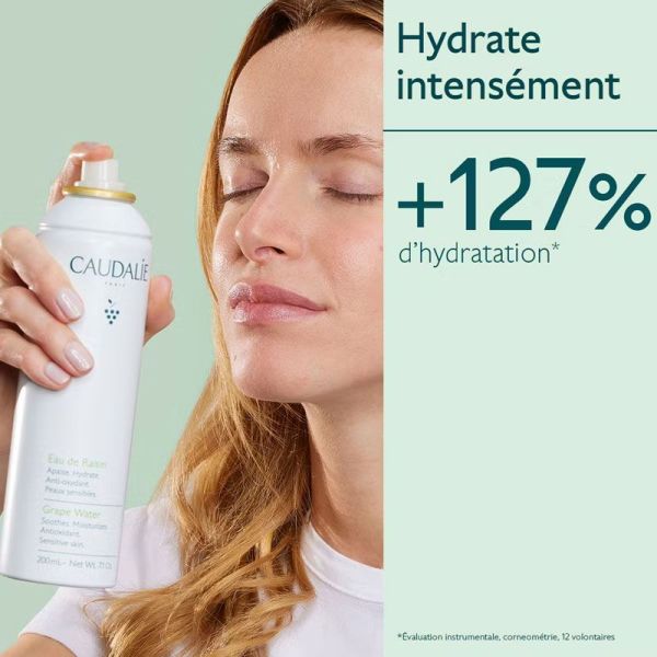 Caudalie Eau De Raisin Bio apaise, hydrate, anti-oxydant, peaux sensibles (75 ml)