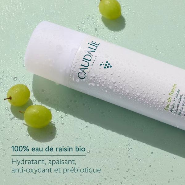 Caudalie Eau De Raisin Bio apaise, hydrate, anti-oxydant, peaux sensibles (75 ml)