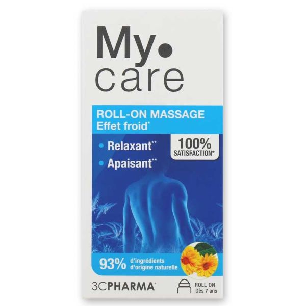 3CPharma My.Care Gel Roll-On Massage effet froid, relaxant & apaisant (50 ml)