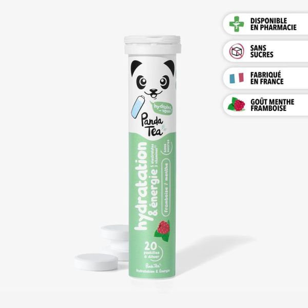 Panda Tea Hydratation & Energie Framboise-Menthe (x20)