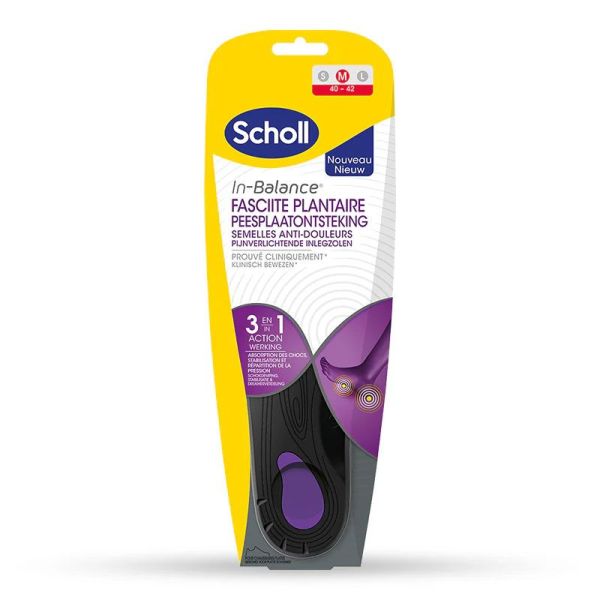 Scholl Semelle Fasciite Plantaire T2