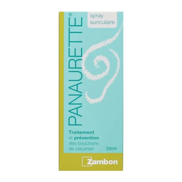Panaurette Spray Auriculaire traitement et prévention bouchons de cérumen (30 ml)