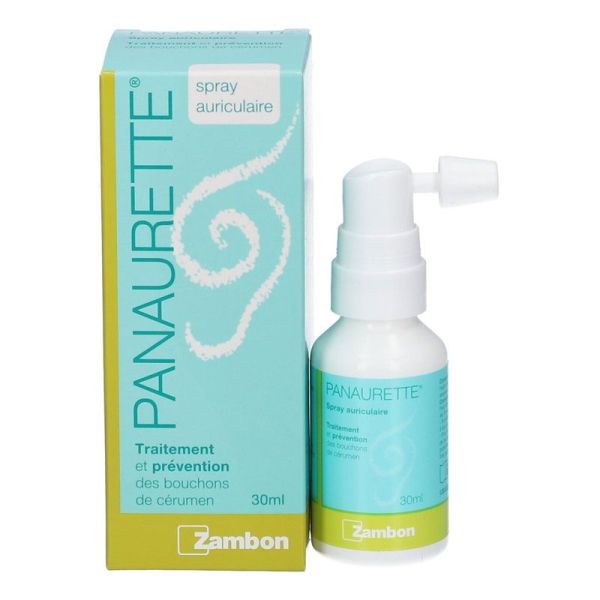 Panaurette Spray Auriculaire traitement et prévention bouchons de cérumen (30 ml)