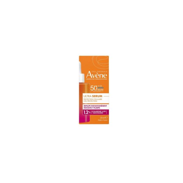 Avene Ultra Sérum SPF50+ 1.2% acide hyaluronique + Niacinamide repulpant (30 ml)