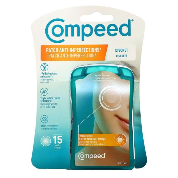 Compeed Patchs Anti-Imperfections Discret (x15)