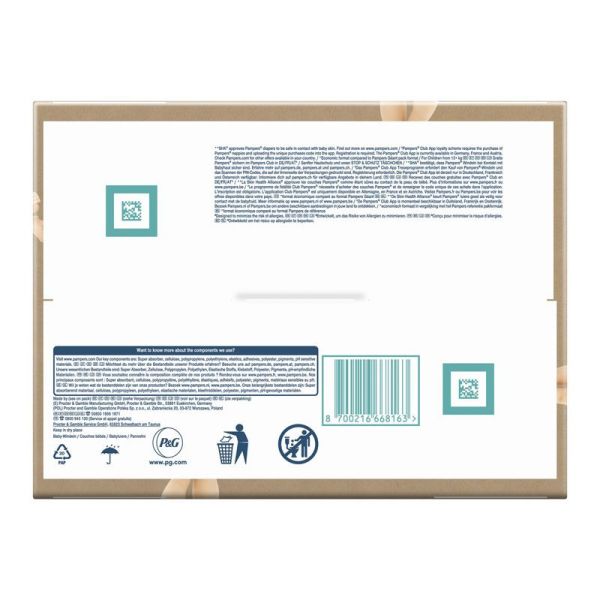 Pampers Harmonie Couches Taille 6 13+ kg Maxi Pack (x62)