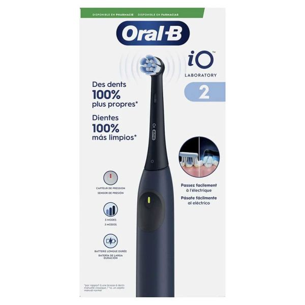Oral-B Brosse à dents électriques iO2 Laboratory 2 noire (x1)