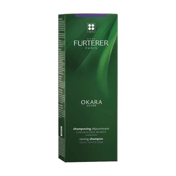 Okara Silver Shampooing déjaunissant cheveux gris, blancs ou blond platine (250 ml)