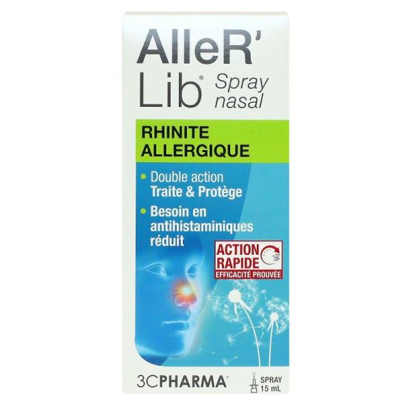3C Pharma Aller'lib Spray nasal rhinite allergique (15 ml)