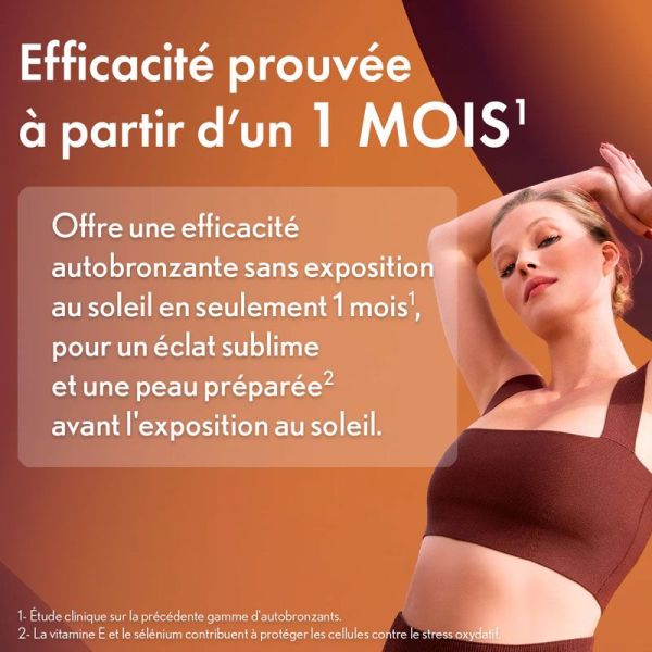 Oenobiol Perfect Bronze Solaire 2 en 1 autobronzant & préparateur solaire (2 x 30 capsules)
