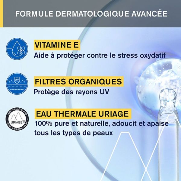 Uriage Bariésun Huile Sèche SPF50+ fini satiné corps & cheveux résistante à l'eau (200 ml)