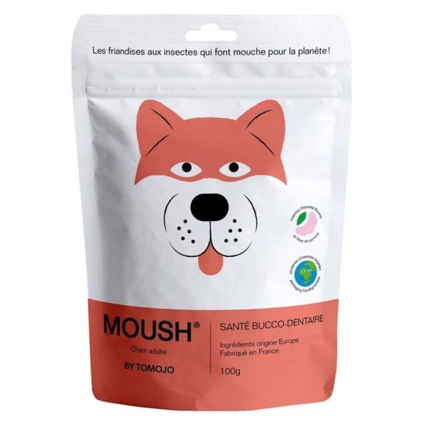 Moush Friandises pour chien santé bucco-dentaire (100 g)