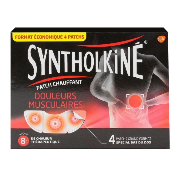 Syntholkiné Patch Chauf Grand Modèle x4