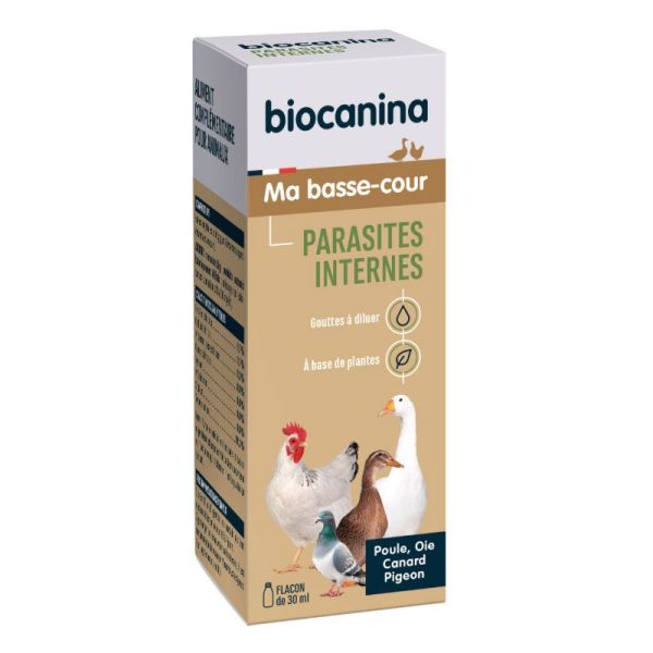 Biocanina Ma Basse-cour Parasites Internes à base de plantes (30 ml)