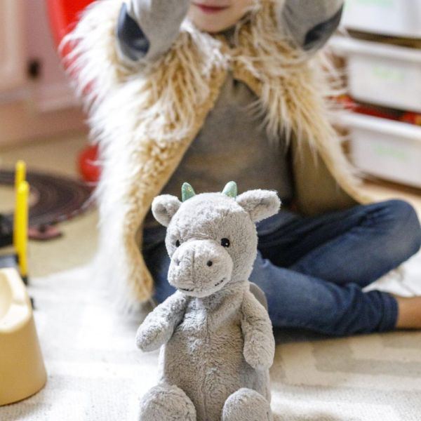Bouillotte Dragon en Peluche