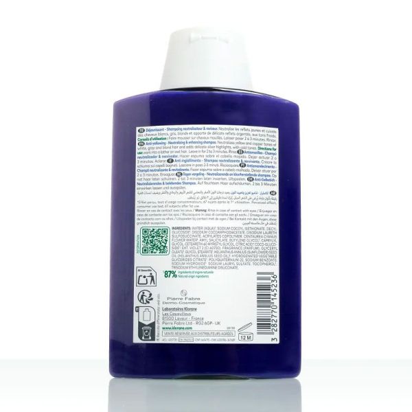 Klorane Shampoing Déjaunissant à la Centaurée bio (400 ml)