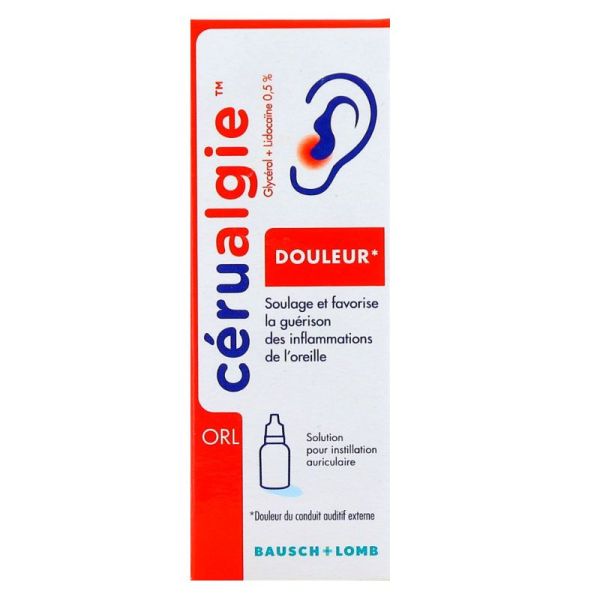 Bausch+Lomb Cérualgie Douleur inflammation des oreilles (7 g)