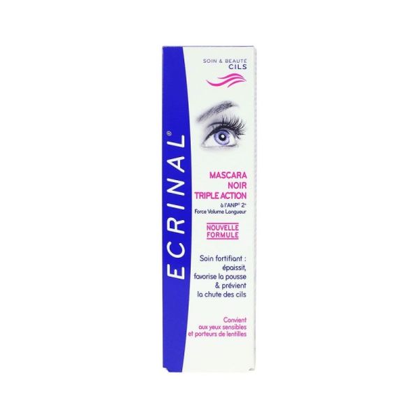 Ecrinal Mascara Noir Triple Action à l'ANP 2+ (7,4 ml)