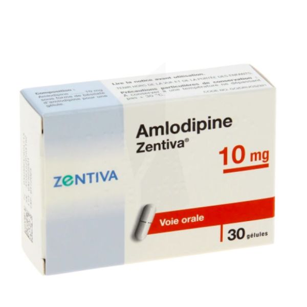 Amlodipine 10Mg Zentiva Gelule 30