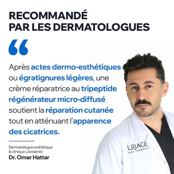 Uriage Bariéderm Cica+ Crème réparatrice marques cicatricielles (100 ml)