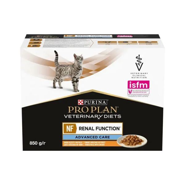 Proplan Cat Veterinary Diets NF Renal Function Advance Care au Poulet (10 x 85 g)